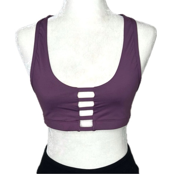 PINK VS Ultimate Sports Bra Victoria’s Secret Ladder Racerback Purple Medium M - Picture 1 of 12